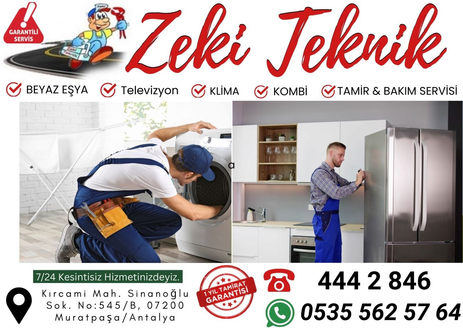 Kırcamı Beyaz Eşya Servisi